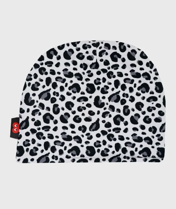 Baggy Hat Black And Grey Animal Print