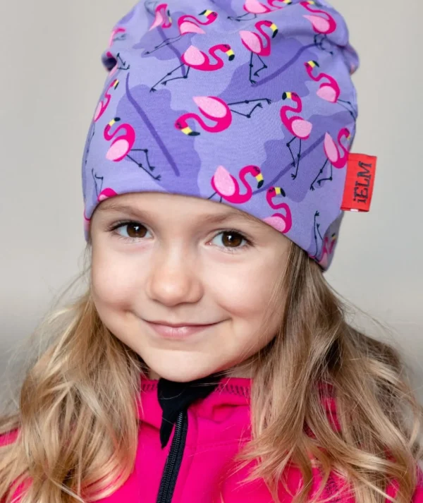 Baggy Hat Flamingo Purple