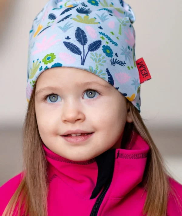 Baggy Hat Flowers And Leaves