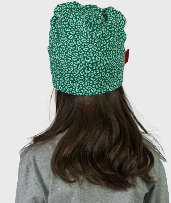 Baggy Hat Green Animal Print