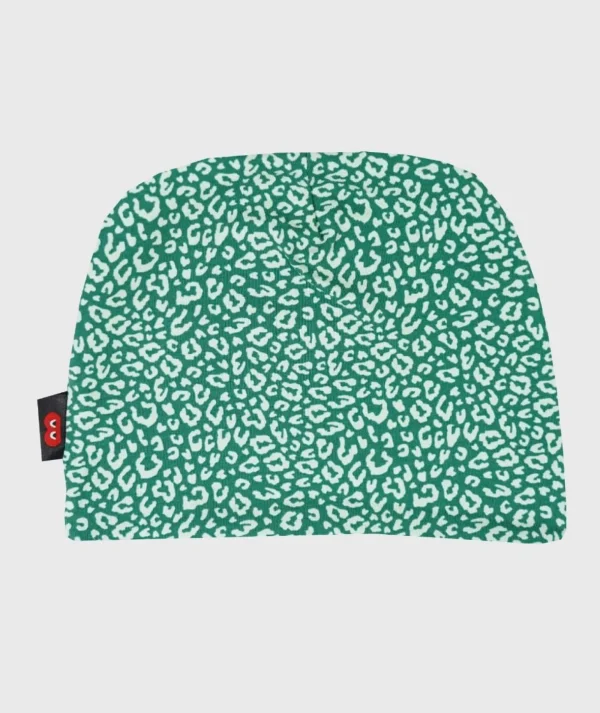 Baggy Hat Green Animal Print