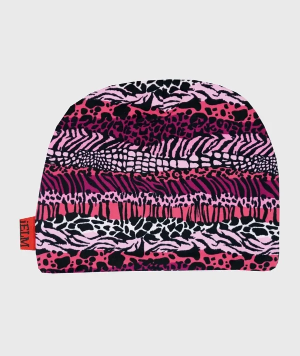 Baggy Hat Mixed Print Pink