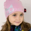 Baggy Hat Reflex Cat Pink