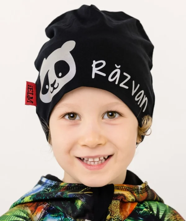 Baggy Hat Reflex Panda Black