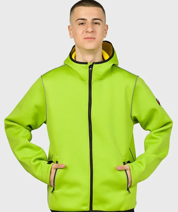 DAD - Neoprene Thermal Hoodie Lemongrass