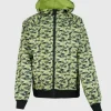 DAD - Softshell Waterproof Hoodie Camouflage Dino Green