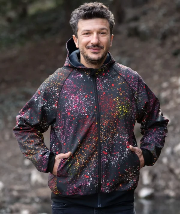 DAD - Softshell Waterproof Hoodie Dashing Drops