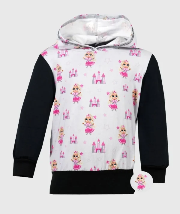 Hooded Long Sleeve Shirt Princess