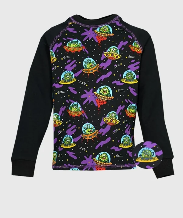 Long Sleeve Shirt Aliens