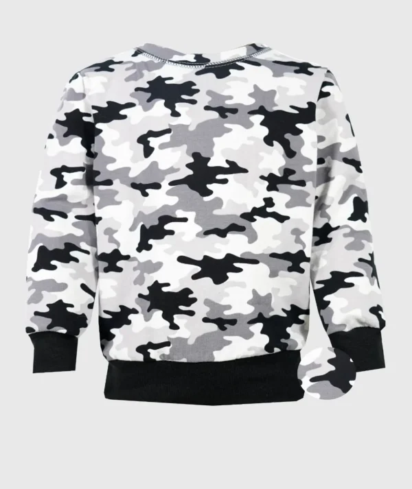 Long Sleeve Shirt Camouflage Grey