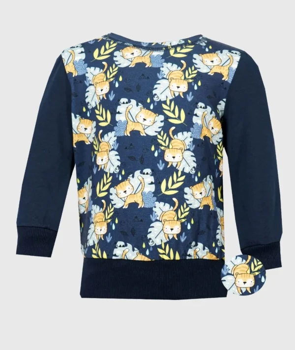 Long Sleeve Shirt Playful Tiger