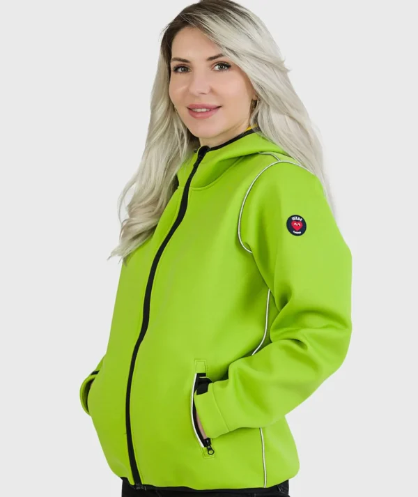 MOM - Neoprene Thermal Hoodie Lemongrass