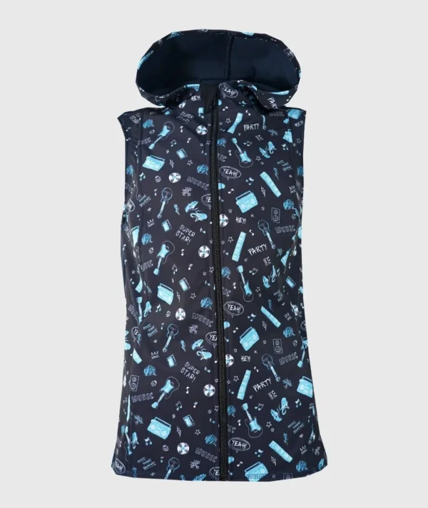 MOM - Softshell And Polar Fleece Hooded Vest Music