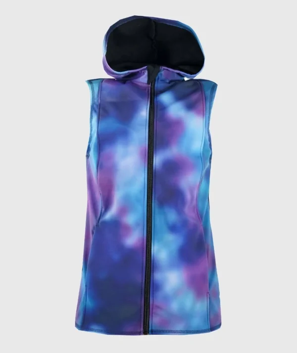 MOM - Softshell And Polar Fleece Hooded Vest Mixed Colors