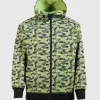 MOM - Softshell Waterproof Hoodie Camouflage Dino Green