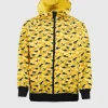 MOM - Softshell Waterproof Hoodie Camouflage Dino Yellow