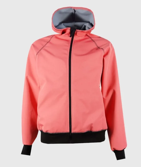 MOM - Softshell Waterproof Hoodie Raspberry