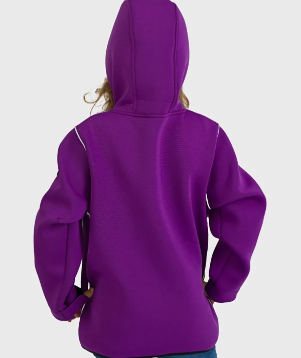 Neoprene Thermal Hoodie Violet