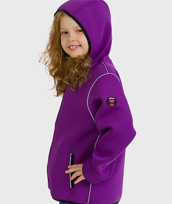 Neoprene Thermal Hoodie Violet