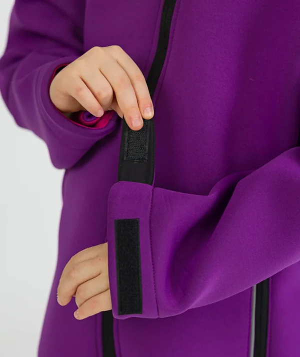 Neoprene Thermal Hoodie Violet