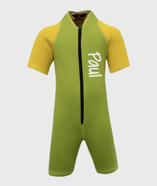 Neoprene Thermal Wetsuit Lemongrass/Yellow