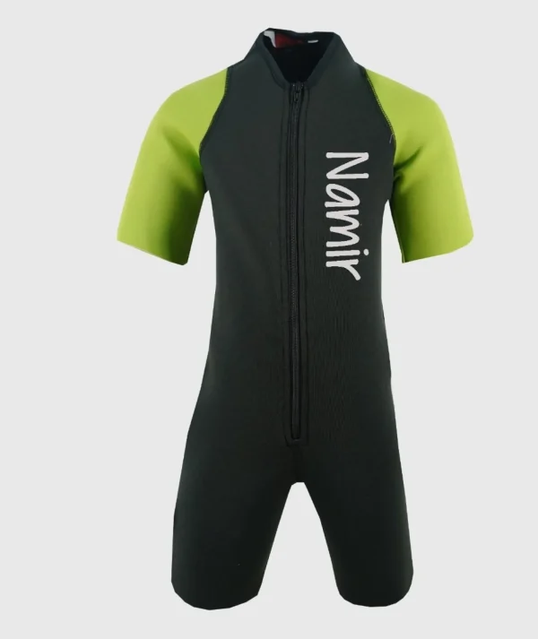 Neoprene Thermal Wetsuit Black/Lemongrass