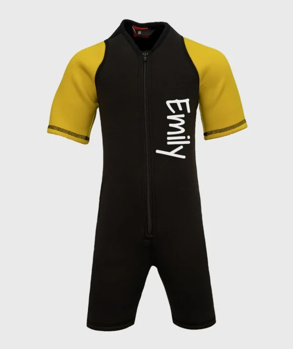 Neoprene Thermal Wetsuit Black/Yellow