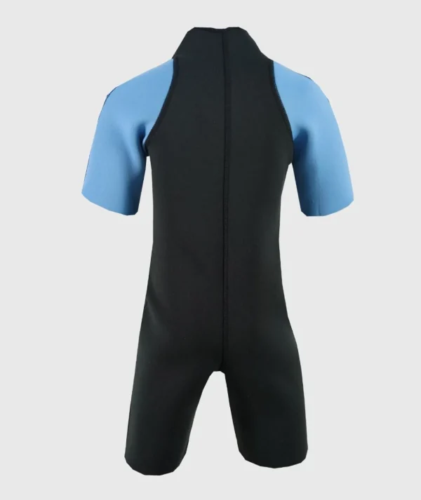 Neoprene Thermal Wetsuit Black/Aqua Blue