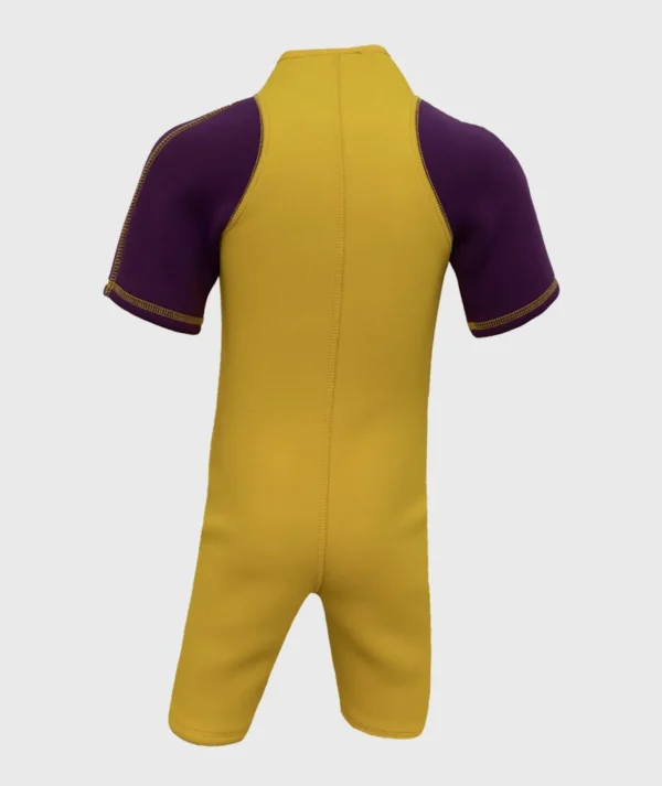 Neoprene Thermal Wetsuit Yellow/Violet