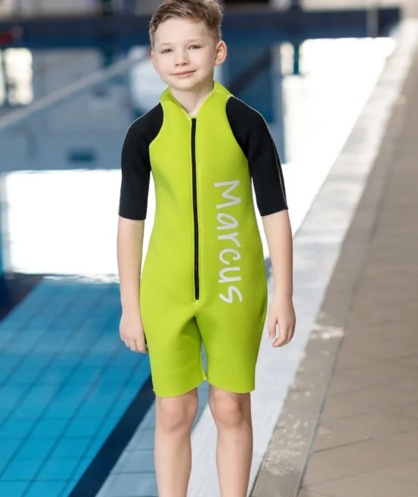 Neoprene Thermal Wetsuit Lemongrass/Black