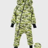 Onepiece French Terry Jumpsuit Camouflage Sharks Khaki