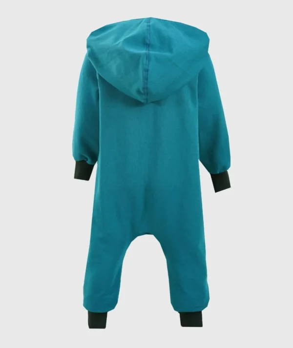 Onepiece French Terry Jumpsuit Cyan