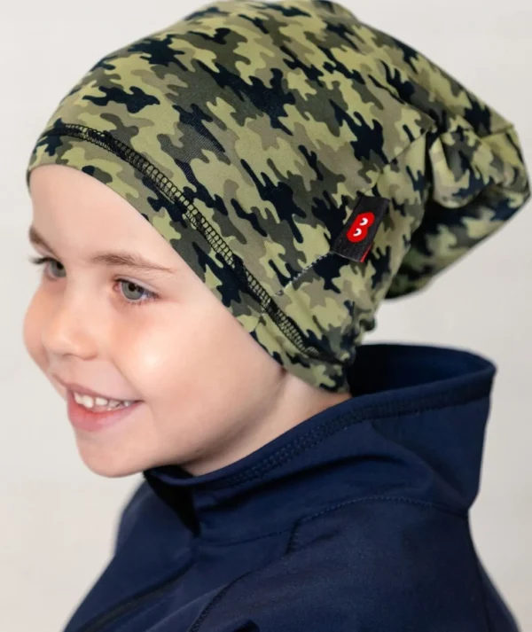 Oversize Baggy Hat Camouflage Green