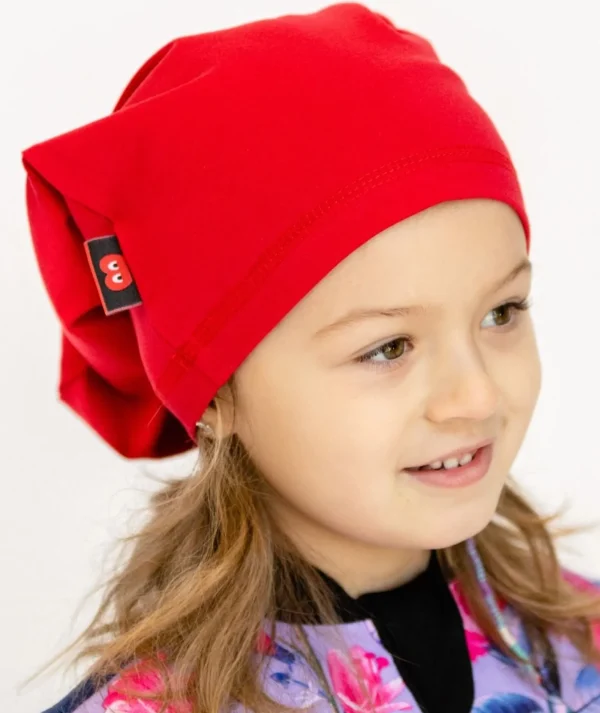 Oversize Baggy Hat Reflex Red