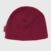 Polar Fleece Beanie Burgundy