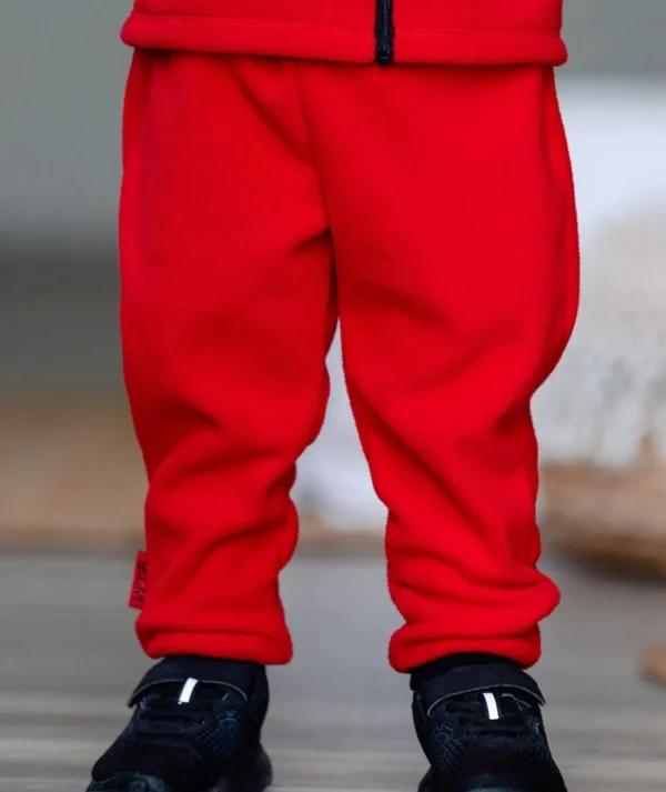 Polar Fleece Pants Red