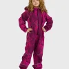 Removable Hood - Waterproof Softshell Overall Snake Fuchsia