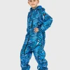 Removable Hood - Waterproof Softshell Overall Tiger Blue