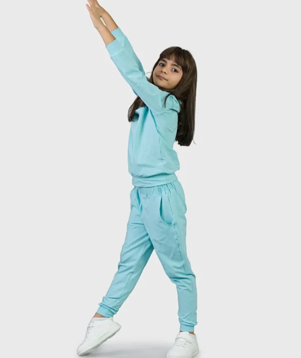 SET - Pants And Shirt Bright Turquoise