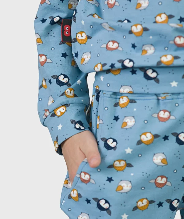 SET - Pants And Shirt Owls And Stars