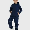 SET - Waterproof Softshell Pants And Hoodie Night Blue