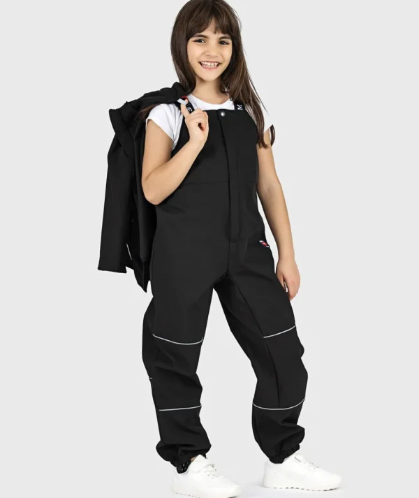 SET - Waterproof Softshell Hoodie And Shell Pants Black