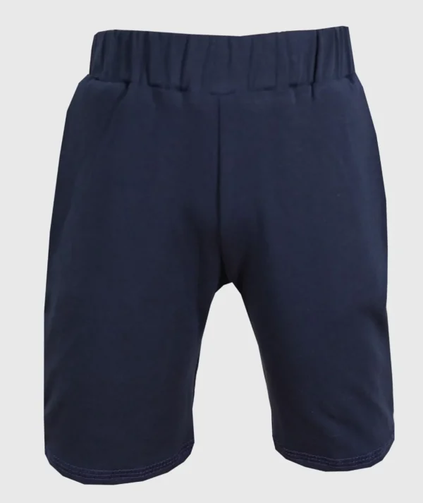 Short Pants Dark Blue Pockets Anchors