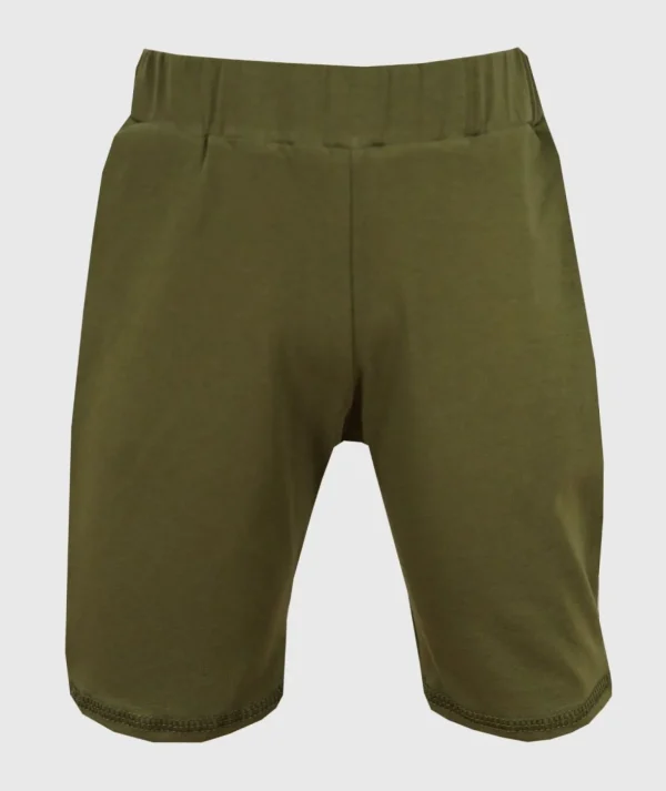 Short Pants Khaki Pockets Cammo Green