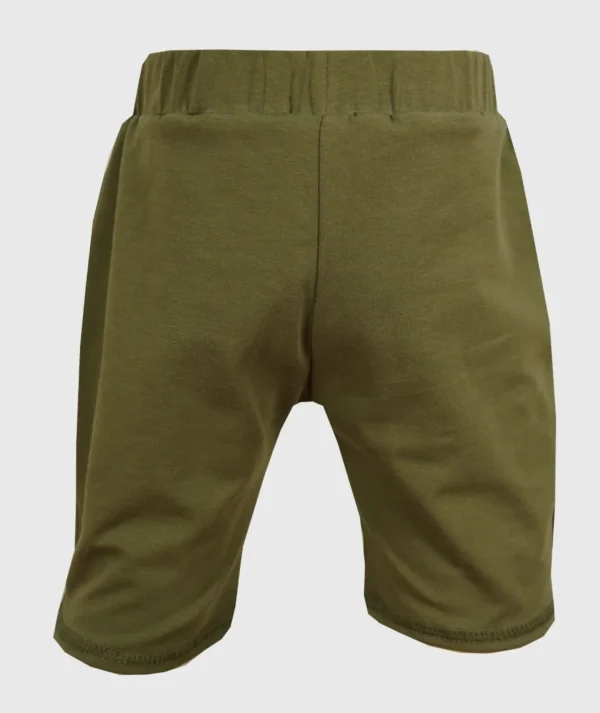 Short Pants Khaki Pockets Cammo Green