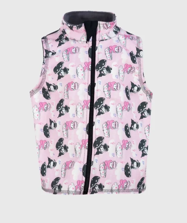 Softshell And Polar Fleece Vest Cartoon Girls