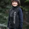 Softshell And Polar Fleece Hooded Vest Black/Dark Blue