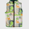 Softshell And Polar Fleece Vest Smiley Dino