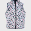 Softshell And Polar Fleece Vest Flowers Field