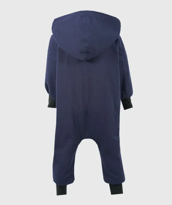 Thermal French Terry Jumpsuit Dark Blue